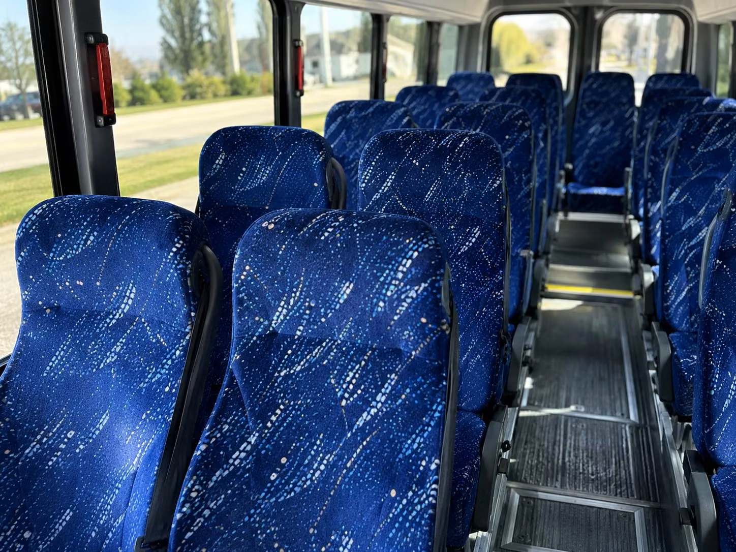 15 passenger minibus inside