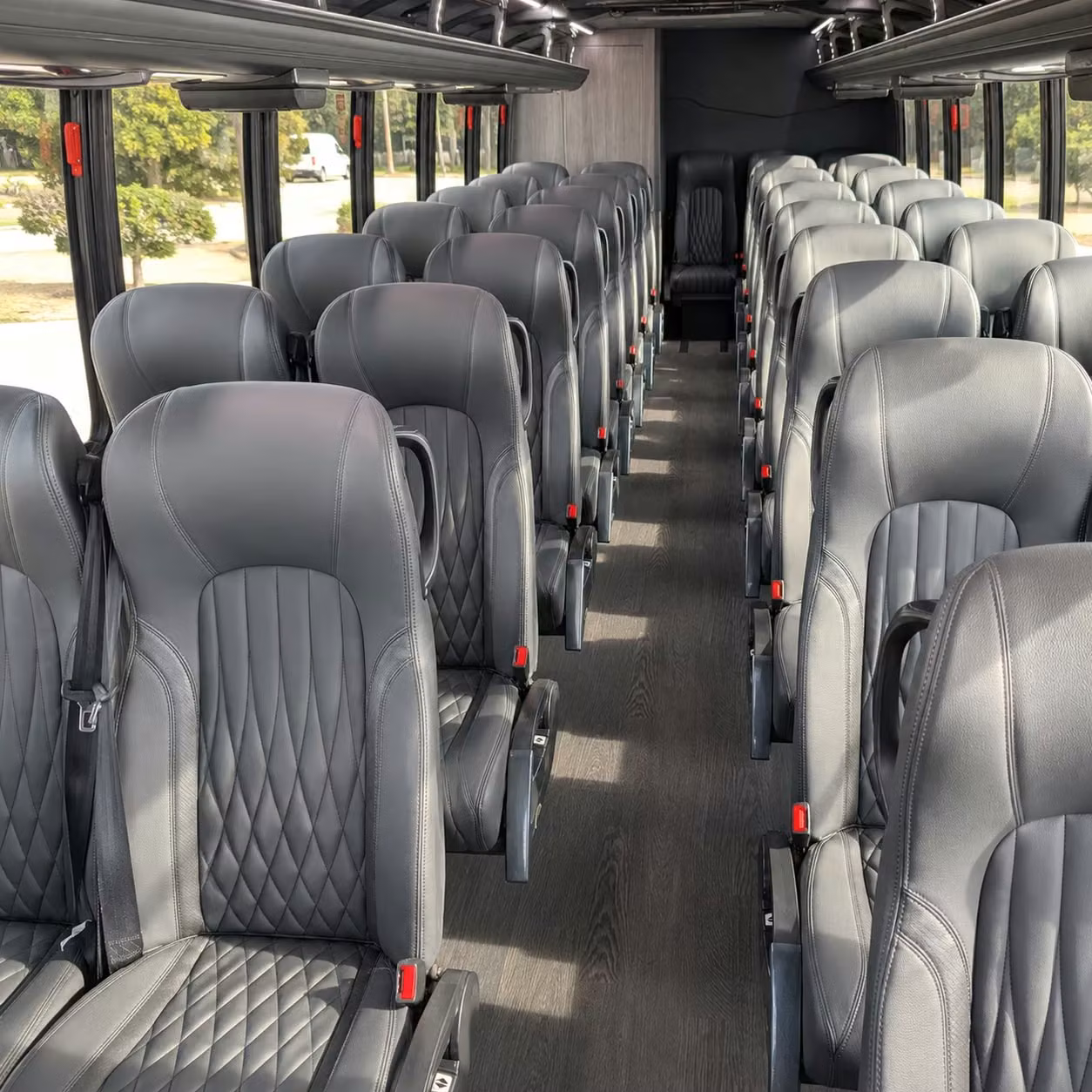 25 passenger minibus interior