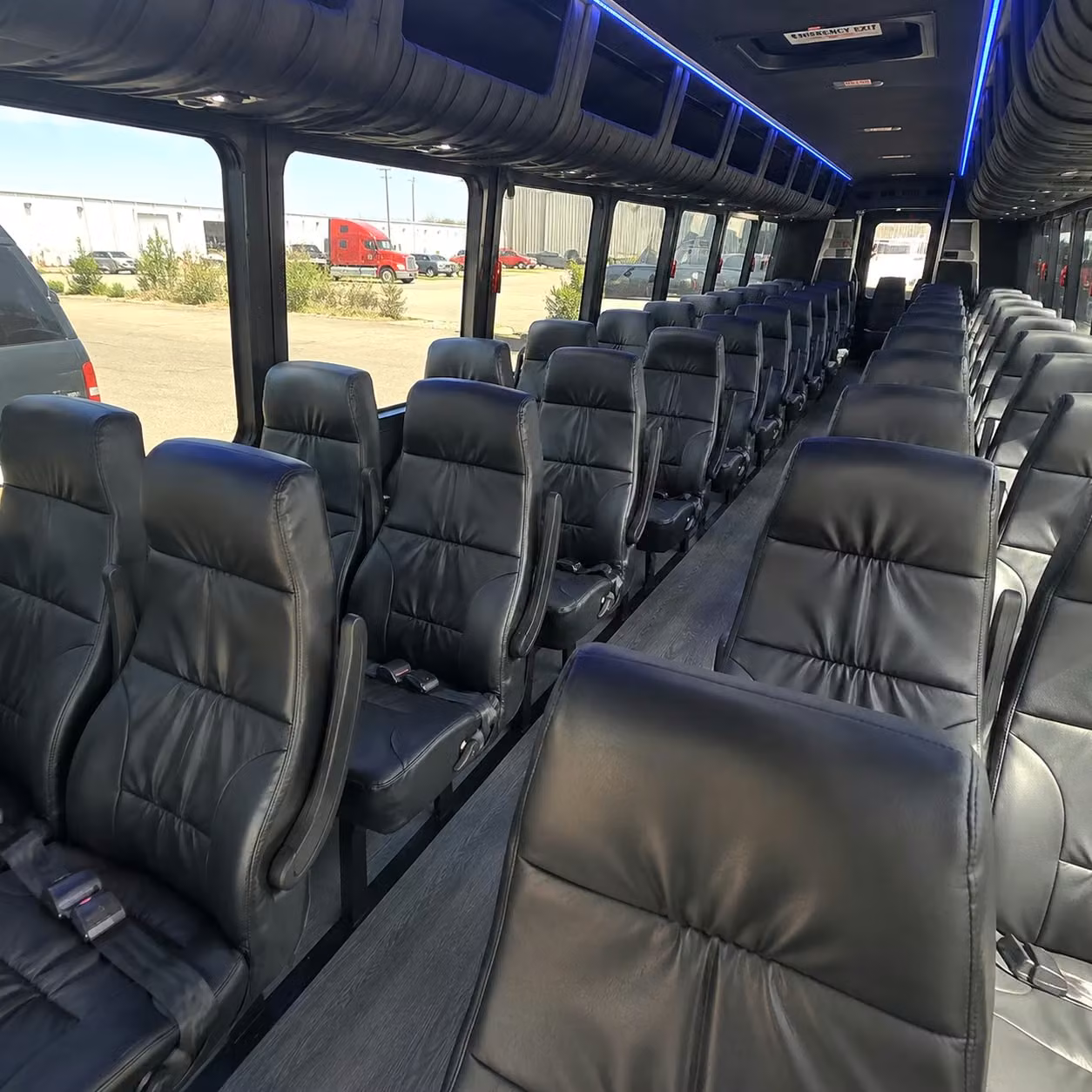 30 passenger minibus inside