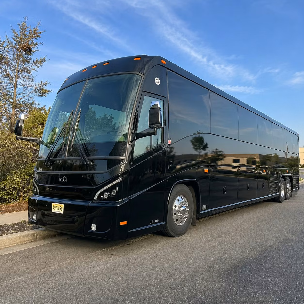 56 passenger charter bus