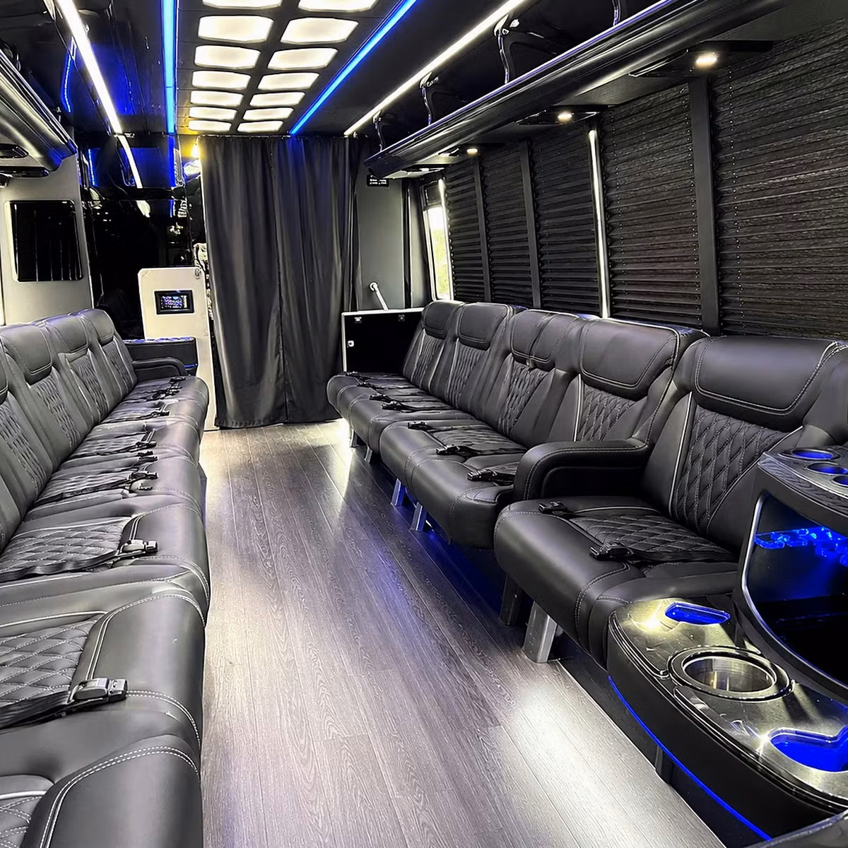party bus interior