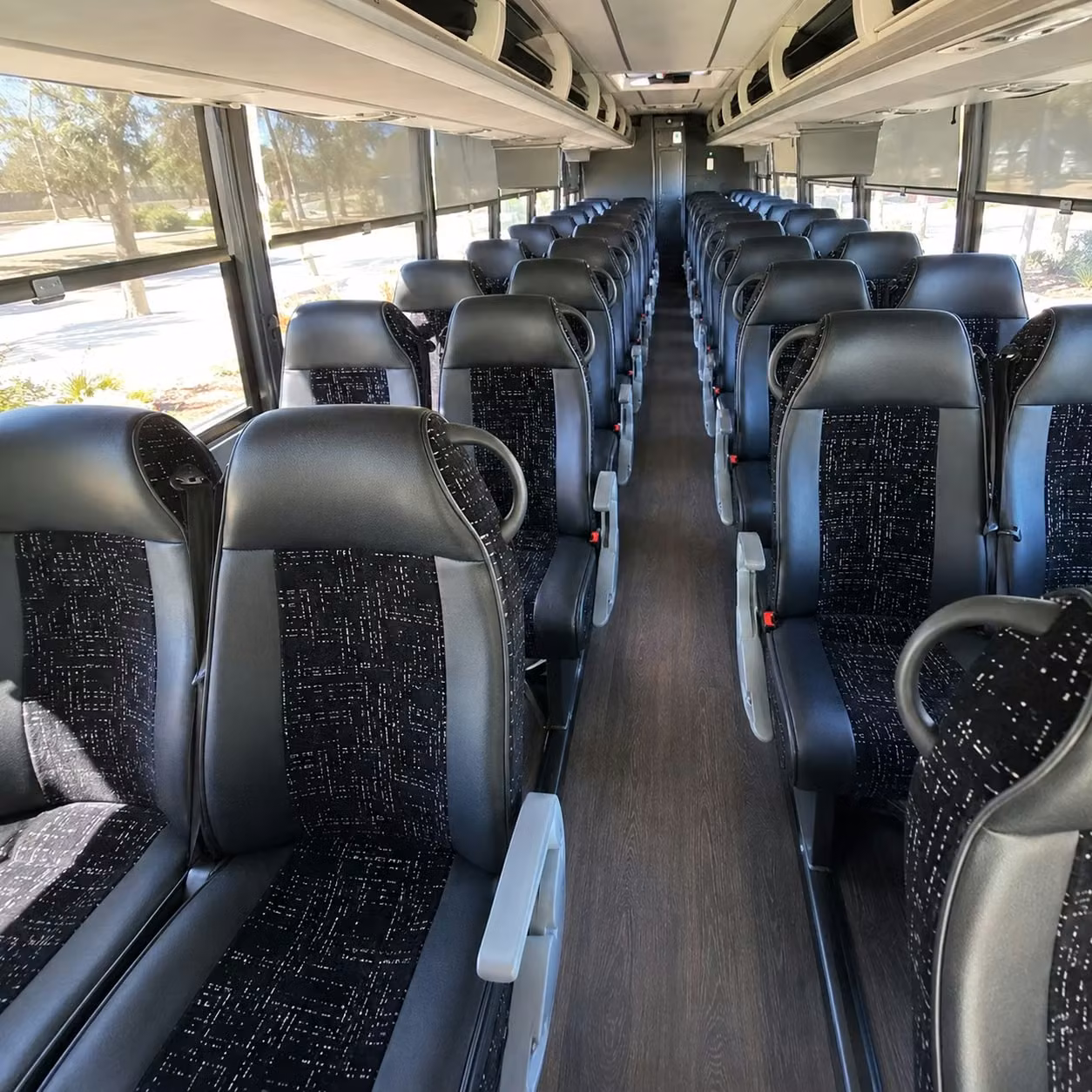 poway charter bus interior gallery
